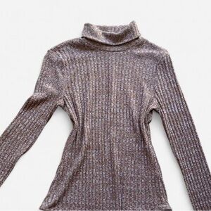 ☕️ Ribbed Long Sleeve Turtleneck Bodysuit ☁️